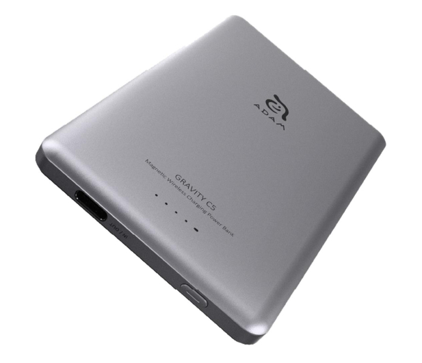 Adam Elements Gravity C5 Magnetic Wireless (Ultra Slim) 5000mAh szary - 1238459 - zdjęcie 4